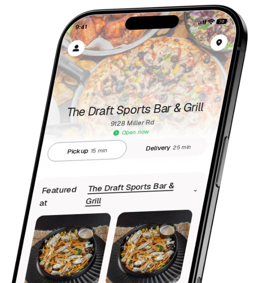 The Draft Sports Bar & Grill app preview